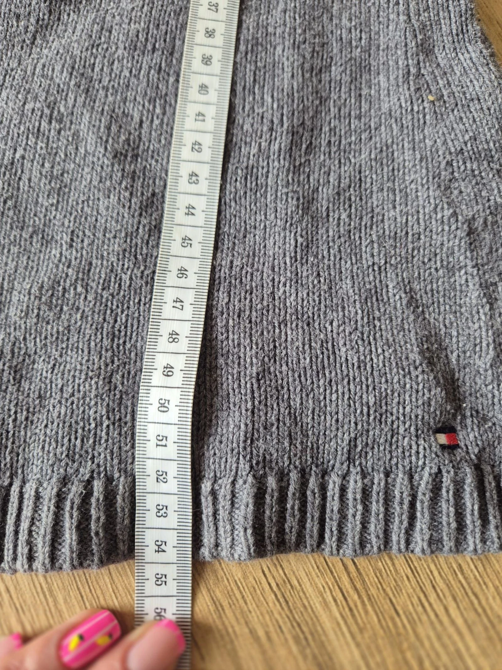 Colete / Cardigan Tommy Hilfiger - Cinza - Tamanho L (serve menor: corresponde mais a um S/M) – photo 9